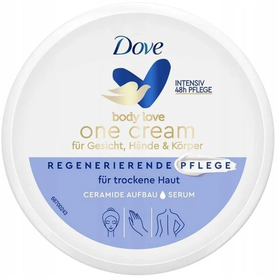 کرم مرطوب کننده 48 ساعته دست و صورت و بدن داو مدل Body Love One Cream حجم 250 میل