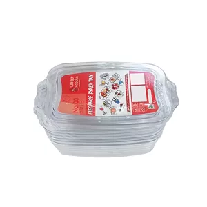 فارسی: ظرف نگهدارنده غذا لیمون مدل Elegance Pyrex (سایز کوچک)