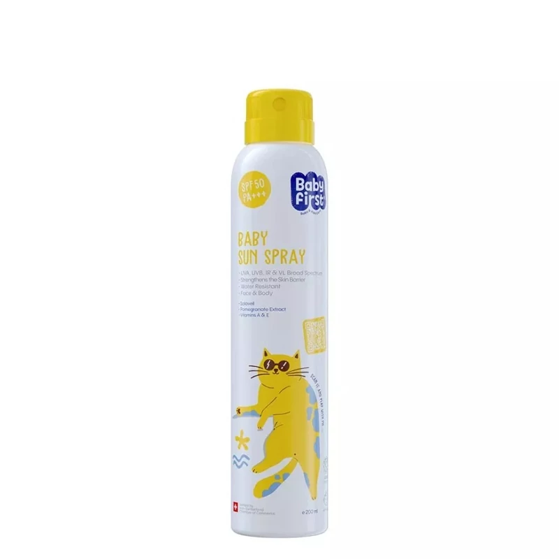 اسپری ضدآفتاب کودک بیبی فرست SPF 50