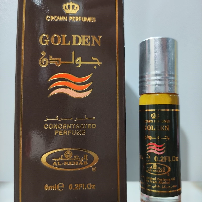 عطر جولدن GOLDEN برند الرحاب 6میل ساخت کشور امارات