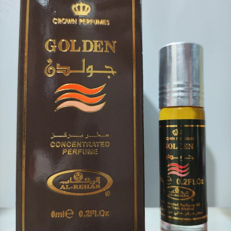 عطر جولدن GOLDEN برند الرحاب 6میل ساخت کشور امارات